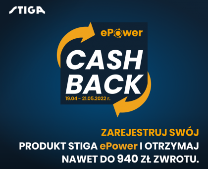 Promocja STIGA Cashback